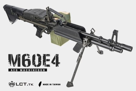 LCT M60E4 電動機槍 全鋼收藏版.航空鋁實戰版.兩種款式