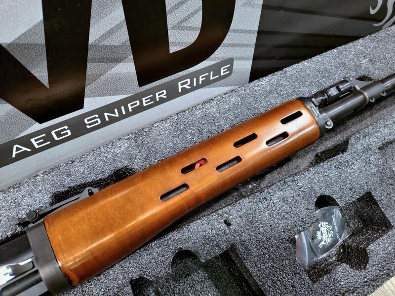 二手寄賣 近全新 LCT SVD 原木版 全鋼製 電動槍 AEG 1槍1匣.改精密管/HOP皮