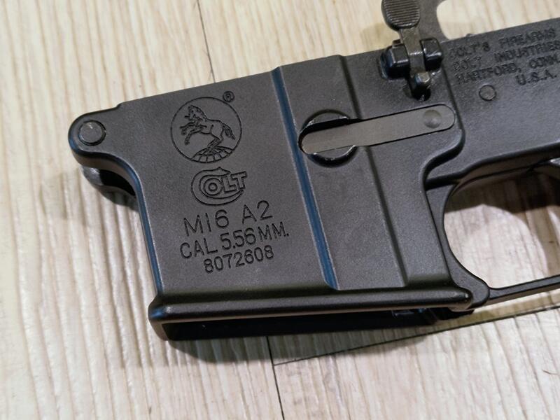 二手拆賣 9成新 GHK TAF客製 M16A2 刻字 下槍身+固定托 總成