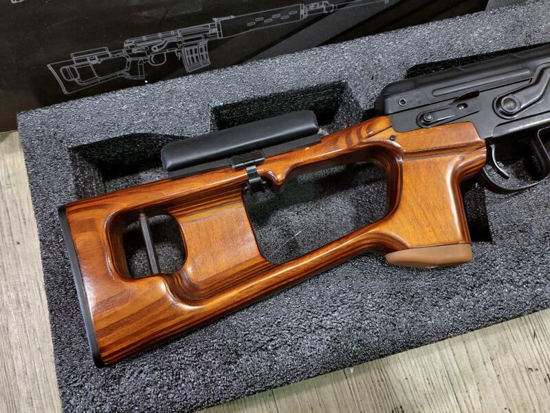 二手寄賣 近全新 LCT SVD 原木版 全鋼製 電動槍 AEG 1槍1匣.改精密管/HOP皮