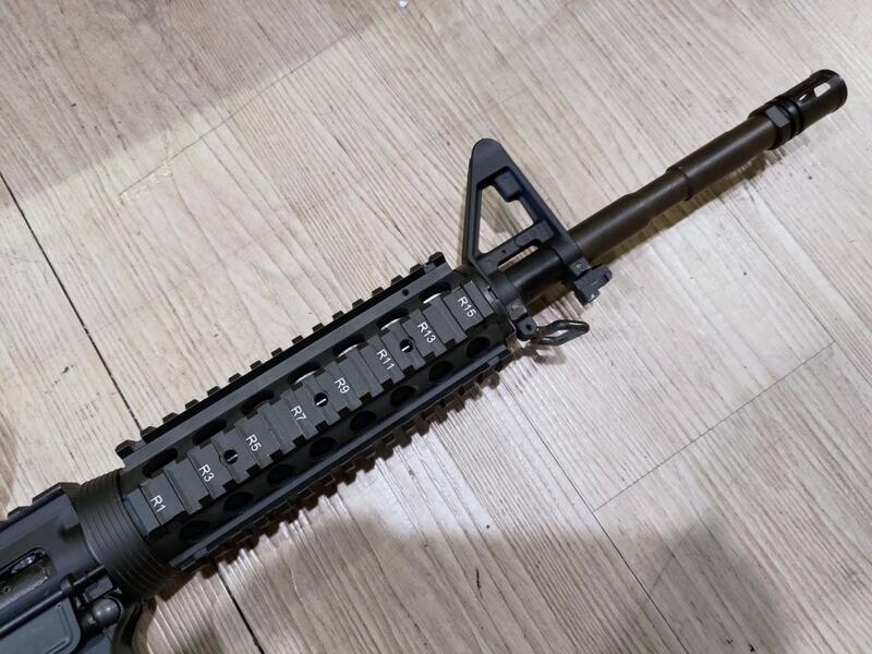 二手寄賣 8成新 KJ M4A1 RIS 全金屬 瓦斯槍 GBB 無彈匣 含小海螺狙擊鏡